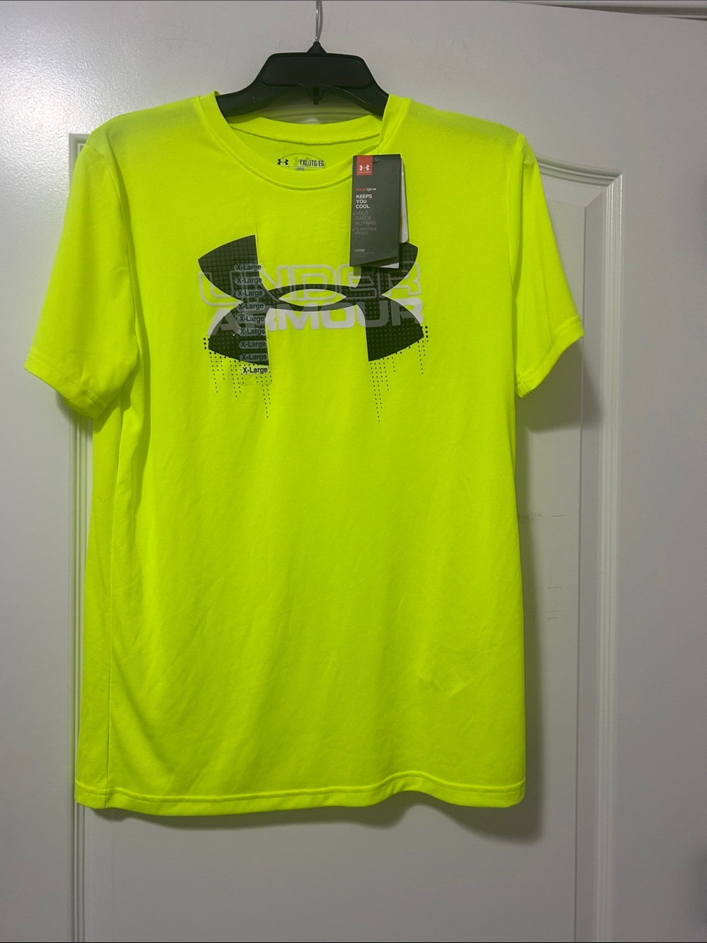Under Armour Boy’s Neon Yellow Short Sleeve Performance Tee